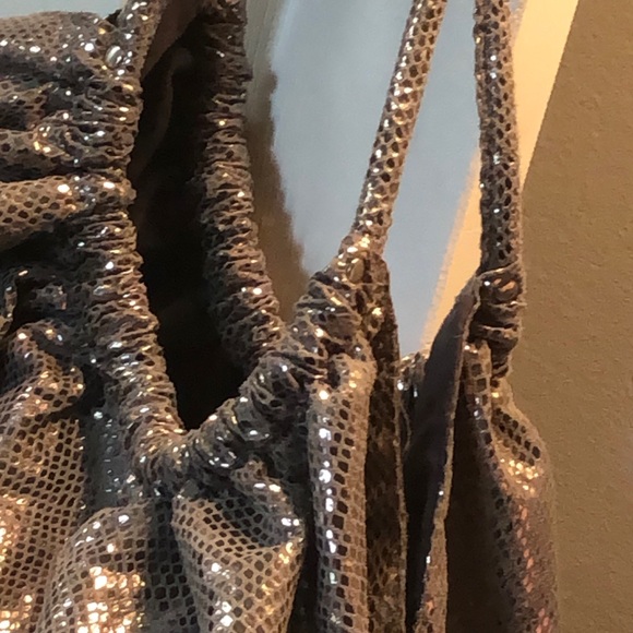 Metallic beach bag - Picture 3 of 7